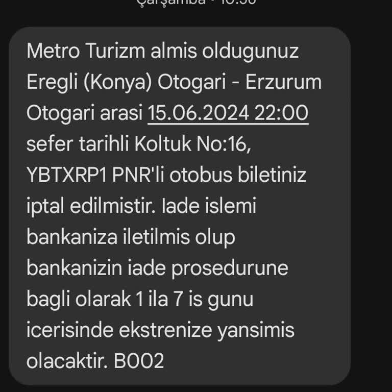 Obilet Bilet İptali İadesi Alamıyorum