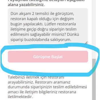 Yemeksepeti Şikayet Eden Müşteriyi Engelliyor