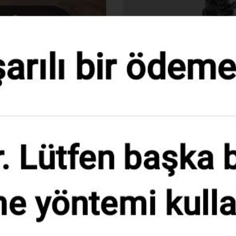 Temu Kartımı Kabul Etmiyor