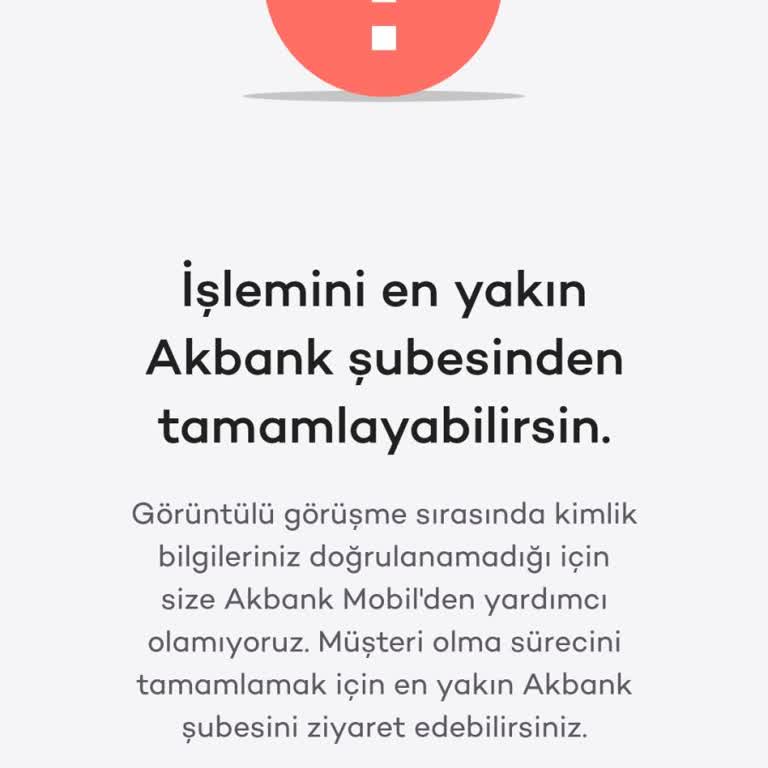 Akbank Müşterisi Olamıyorum En Yakın Şubeye Gidin Deniyor