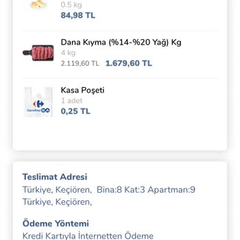 Carrefour SA Alışveriş İptali Nedendir