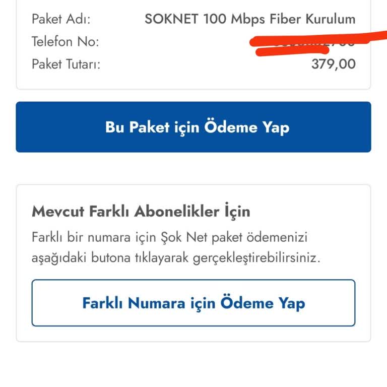 Şok Net Kurulum Ücreti Talep Edilmesi