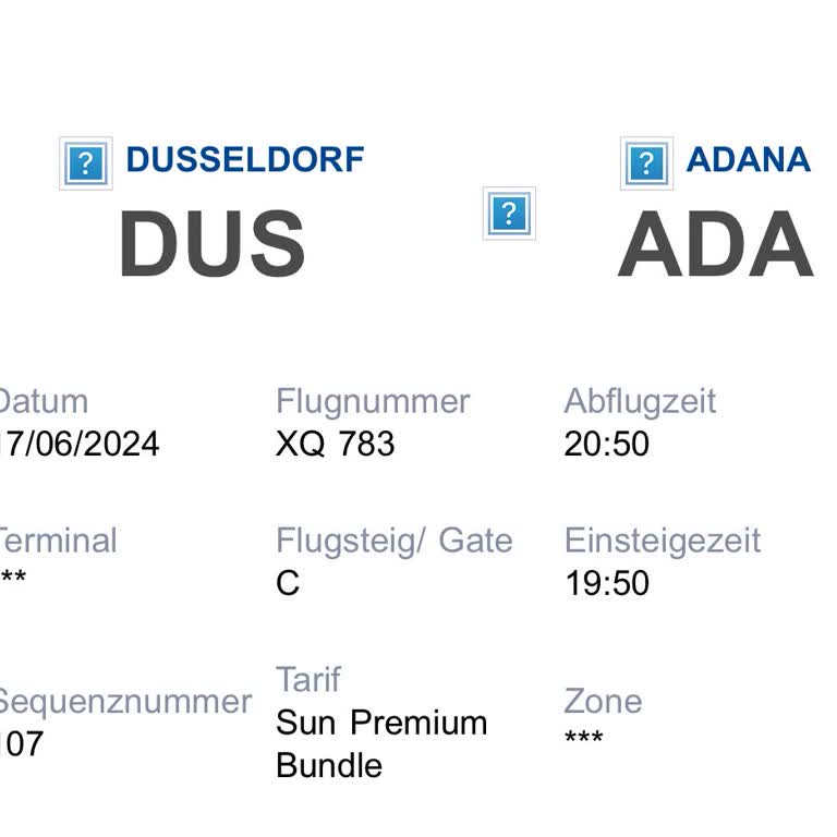 SunExpress Hava Yolları Düsseldorf-Adana, Gelmeyen Valizler