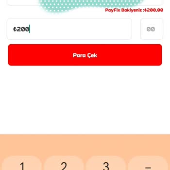 Payfix Para Çekememe Sorunu