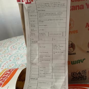 Yemek Sepeti Eksik