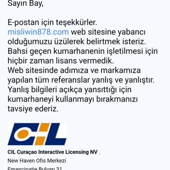 Misliwin Lisanssız Site Yüksek Kazançları Ödemiyor