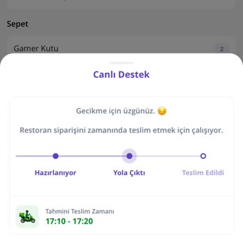 KFC Geç Teslimat Ve Eksik Sipariş Sorunu