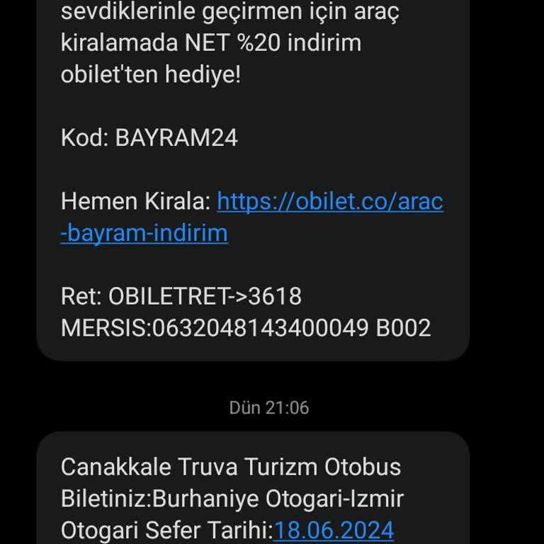 Obilet Geç Gelen Otobüs Ve Yetersiz Bilgilendirme