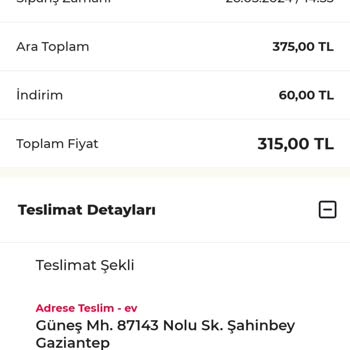 Terra Pizza İade Ettiği Siparişin Parasını Vermiyor