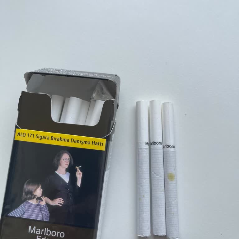 Philip Morris Paketteki Sigaralardan Sarı Lekeler