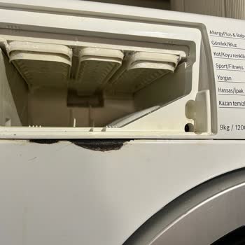 Bosch Makinem Su Sızdırıp Paslandı