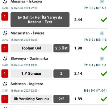 Nesine Sistem Kupon Tutarı