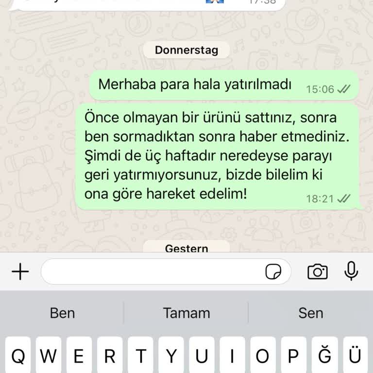 Elif Store Olmayan Ürün Para İadesi Sağlanmıyor