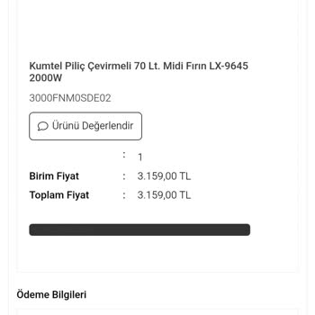Kumtel Ürünüm Verilmedi Para İadem De Yapılmadı