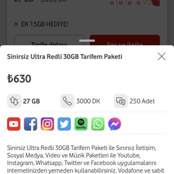 Vodafone Taahhütsüz Tarife Ücretine Gelen Zam