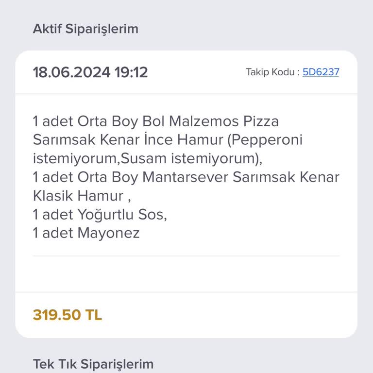 Domino's Pizza Online Uygulama Pişmanlığı