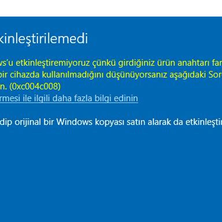 JetLisans Windows 10 Home Aldım Geçersiz Ve Geri Dönüş Yapmıyorlar