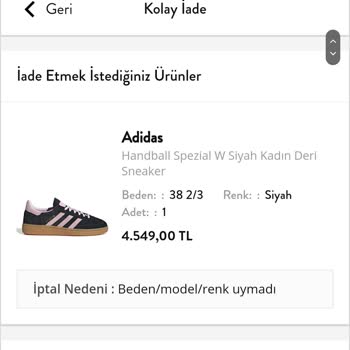 Beymen Ürün İade Sorunu