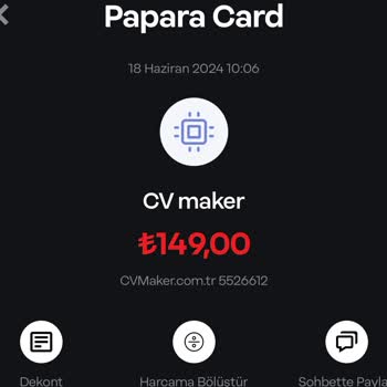 Cvmaker.com.tr Hesabımdan Habersiz 150 Lira Kesildi
