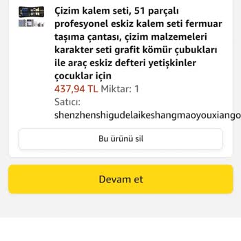 Amazon Sipariş Vermeme Sorunu