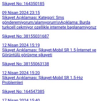 Turkcell'in Sinop Gerze'deki Çekim Sorunu Ve Çözüm Beklentisi