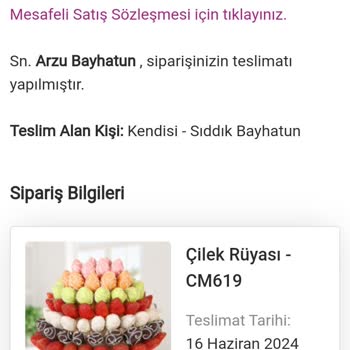 Çiçek Market Alakasız Ürün Yollanmış