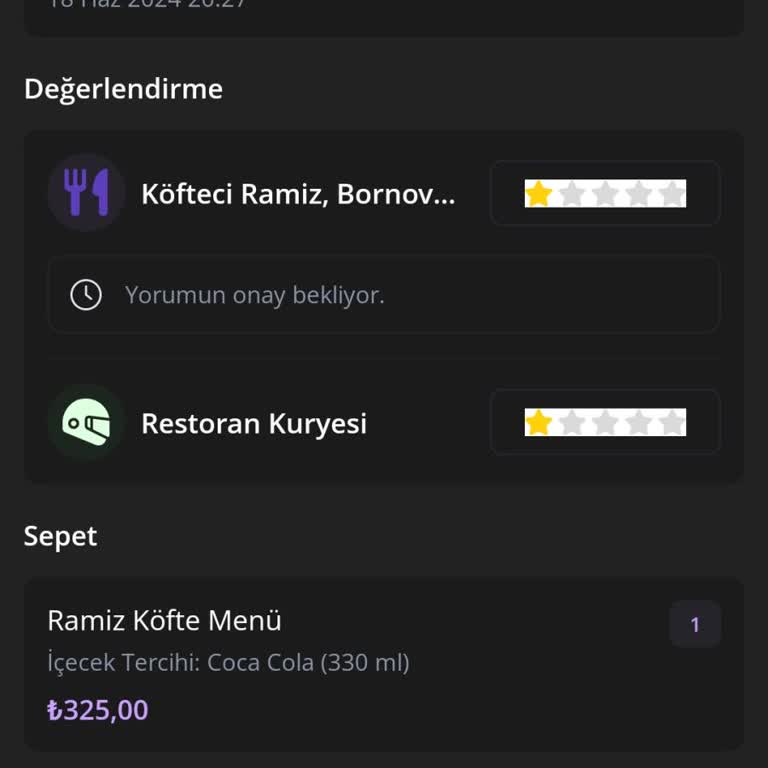 Köfteci Ramiz Getir Yemek'te Uzun Bekleyiş Ve Çözüm Bulunamayan Sorun