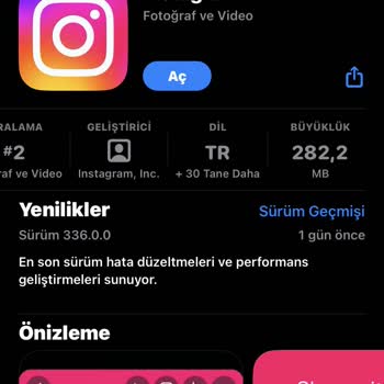Instagram Güncelleme Sorunu!