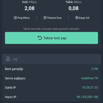 Vodafone Pişmanlıktır. Elektrik Kesilince İnternet Çekmiyor