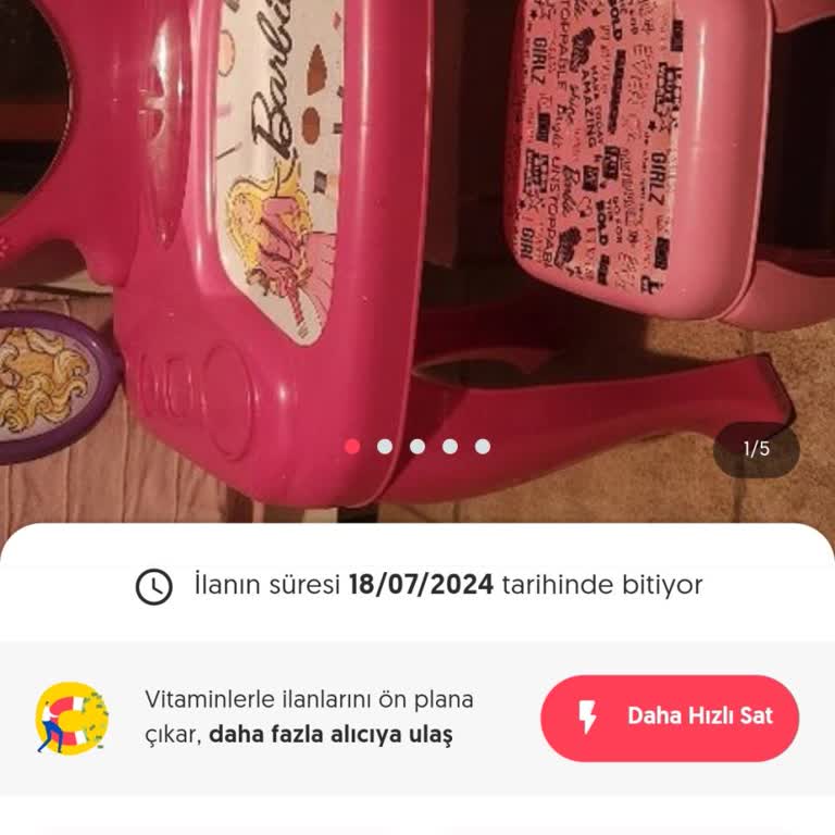 Letgo İlan Görselinin Yan Görünmesi