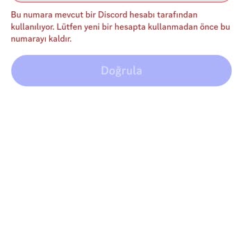 Discord.com Telefon Başkasına Ait
