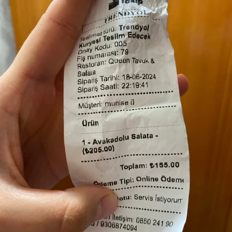 Trendyol Yemek Trendyol Yanlış Yemek Teslimi