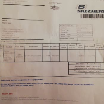 Skechers Ürün Şikayeti Hakkında