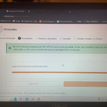 VFS Global VFS Fransa Vize İçin Randevu Alınamıyor, Çıkan Da İlerlemiyor