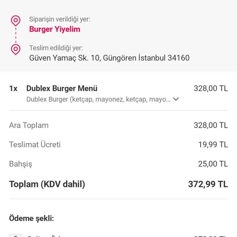 Yemeksepeti Kuryesi Bana Sormadan Siparişimi Kapıya Astı
