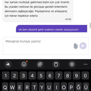 Getir Yemek Pişmanlıktır
