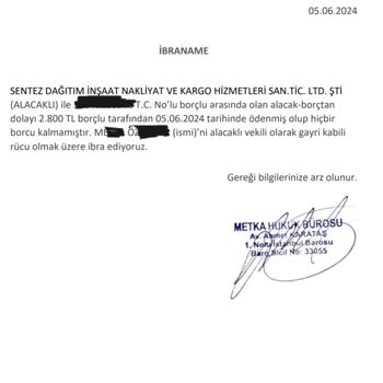 Metka Hukuk Bürosu'ndan Gelen SMS Tehdit Mesajı