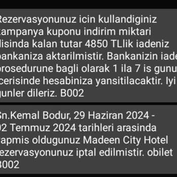 Obilet Para İadesi Yapmadı