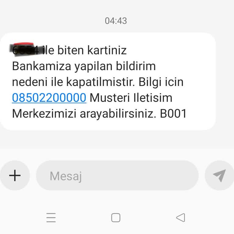 Ziraat Bankası Müşteri Hizmetleri Hatası