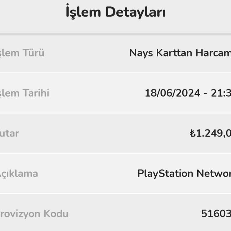 PlayStation Paramı Çekti Ama Sanal Paramı Yüklemedi