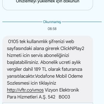 Abonelik İptali Vodafone Hizmetleri