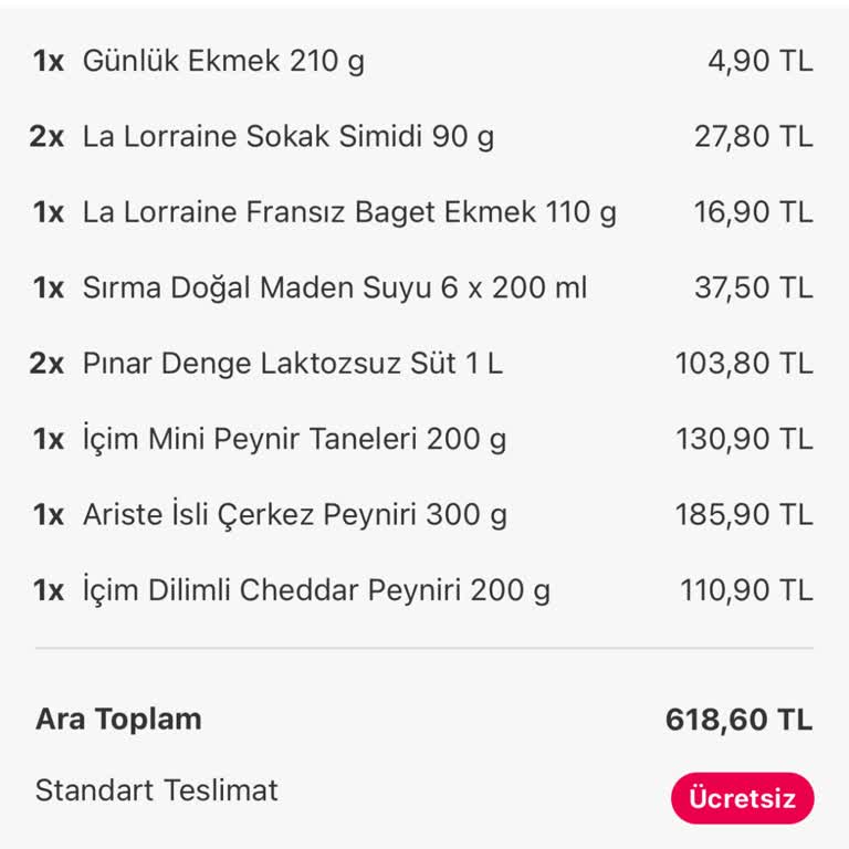 Yemeksepeti Eksik Sipariş Mağduriyeti