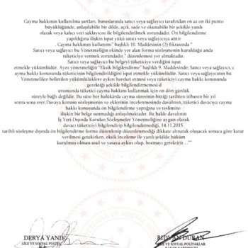 Aile ve Sosyal Hizmetler Yardımı Cayma Bedeli