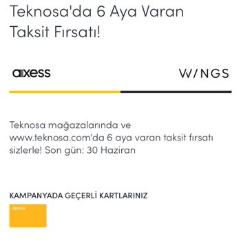 Akbank Teknosa Taksit Kampanyası Mağduru