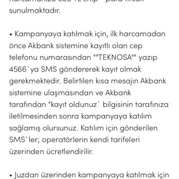 Akbank Teknosa Taksit Kampanyası Mağduru