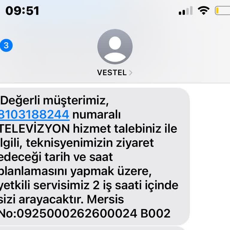 Vestel Servis Sorumsuzluğu Televizyon