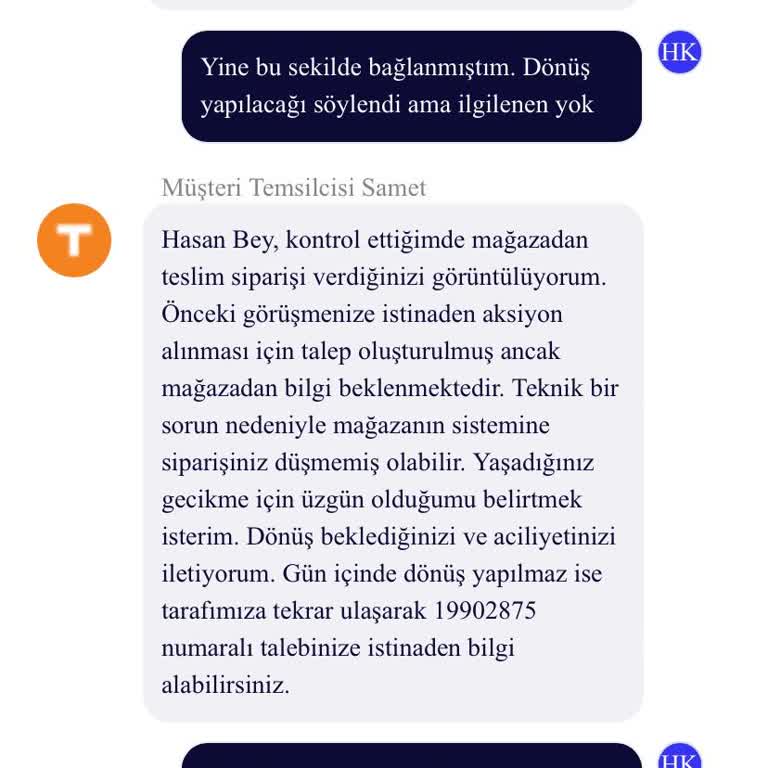 Teknosa'dan Online Olarak Ürün Aldım, Hiçbir Şekilde Dönüş Yapılmıyor.