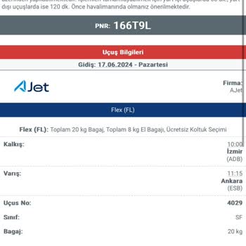 AJet (Anadolu Jet) İade Edin Paramı
