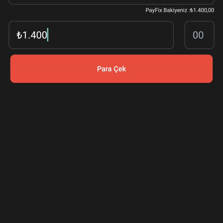 Payfix Para Çekmeme İzin Vermiyor