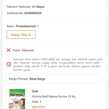 Trendyol Oyalanmaktan Bıktım Lütfen Bir Şeyler Yapın